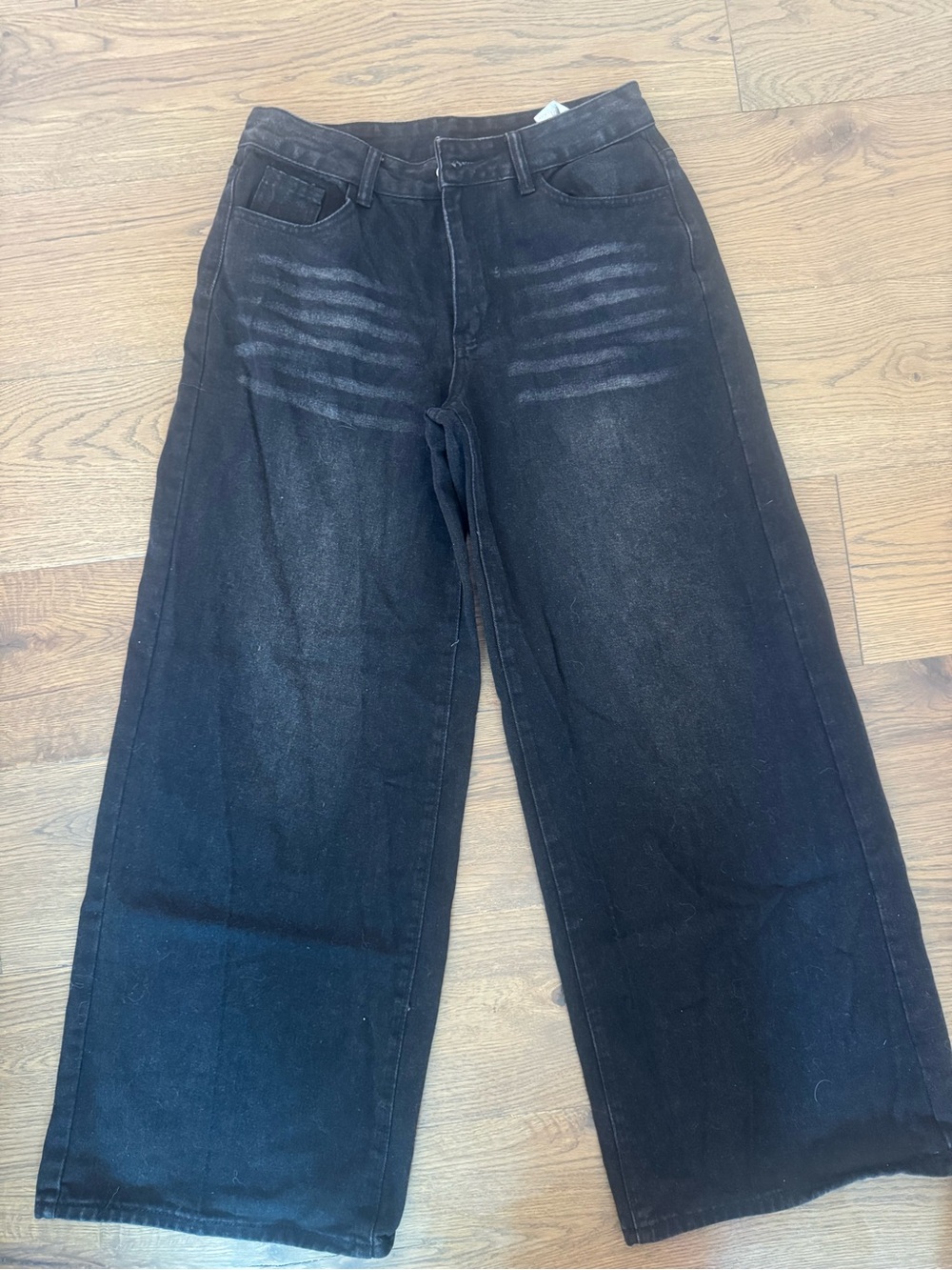 Women’s Wide Leg Black Jeans